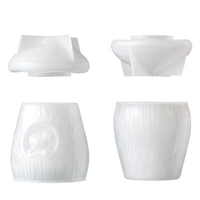 Explosive Squirrel Mushroom House Storage Can Silicone Mold DIY Aromatherapy Candle Cup Ornament Gypsum Mold