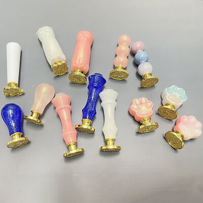 Drip glue DIY seal handle silicone mold fire paint seal head envelope wax seal universal handle grinding tool