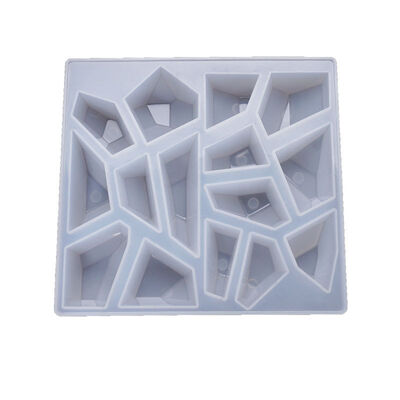DIY Crystal Dropping Glue Mold Irregular Stone Ornament Platform Decorative Cutting Surface Jewelry Silicone Mold