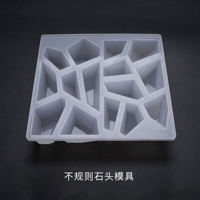 DIY Crystal Dropping Glue Mold Irregular Stone Ornament Platform Decorative Cutting Surface Jewelry Silicone Mold