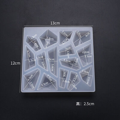 DIY Crystal Dropping Glue Mold Irregular Stone Ornament Platform Decorative Cutting Surface Jewelry Silicone Mold