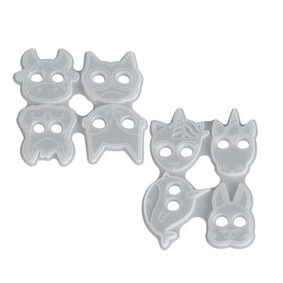 DIY cat face, cow face, dolphin, unicorn, hole, coaster, aromatherapy, gypsum decoration, ornament, silicone mold