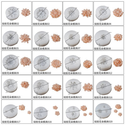 DIY crystal dropper mold, rose, rose, daisy, flower, handmade silicone mold wholesale