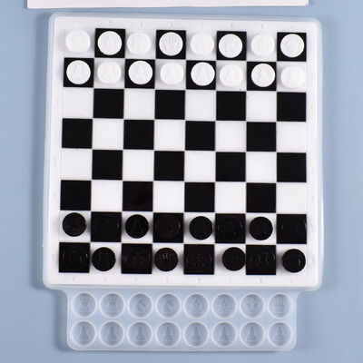DIY Crystal Dropping Glue Mold Fun Game Chess Silicone Mold Spot Wholesale