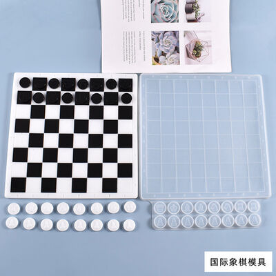 DIY Crystal Dropping Glue Mold Fun Game Chess Silicone Mold Spot Wholesale
