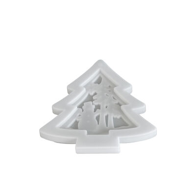 DIY Christmas Dropping Mold Christmas Tree Snowman Aromatherapy Expanded Gypsum Hanging Silicone Mold