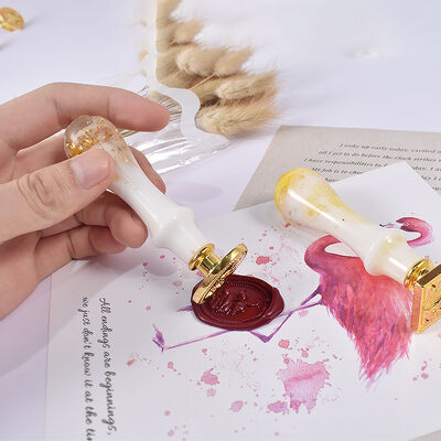 DIY Drip Glue Seal Handle Silicone Mold Fire Paint Seal Head Envelope Wax Seal Universal Handle Mold