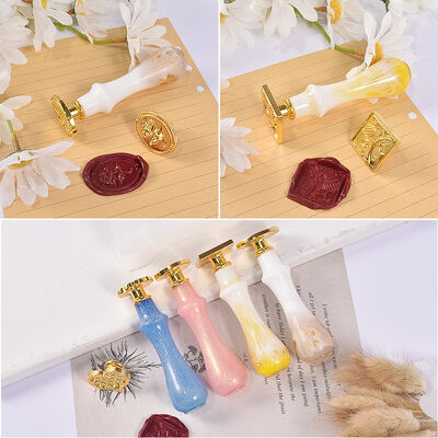 DIY Drip Glue Seal Handle Silicone Mold Fire Paint Seal Head Envelope Wax Seal Universal Handle Mold