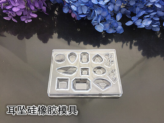Crystal dropper earrings, silicone rubber mold, DIY handmade jewelry making, earring earring hanging decoration model