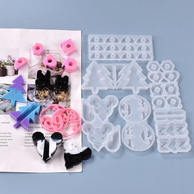 DIY crystal dropper molds, multiple attractive and upgraded straw decoration silicone molds, available for wholesale in stock