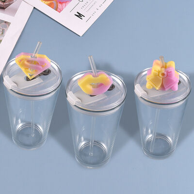 DIY crystal dropper molds, multiple attractive and upgraded straw decoration silicone molds, available for wholesale in stock
