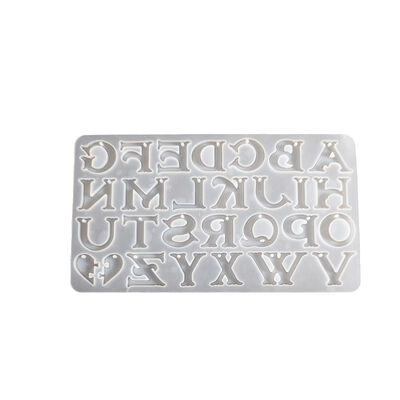 DIY resin shaped 26 English letter dropper mold aromatherapy keychain pendant silicone mold