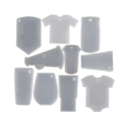 T-shirt bottle cup horn pendant hanging silicone mold DIY crystal drip glue aromatherapy gypsum grinding tool