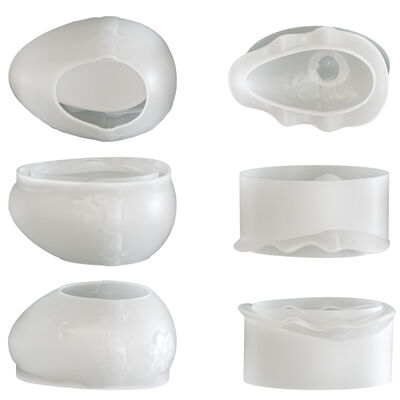 Easter storage jar silicone mold DIY egg Easter egg flower egg candle cup ornament gypsum mold