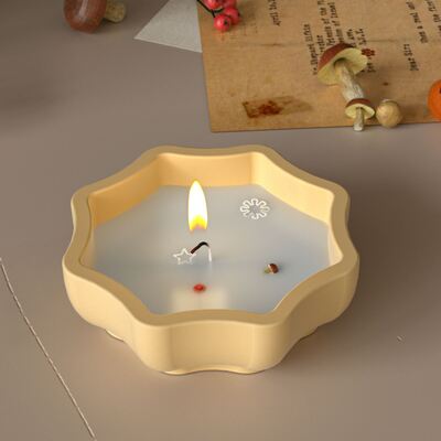 DIY aromatherapy gypsum Halloween ghost spider web moon candy candle cup ornament silicone mold