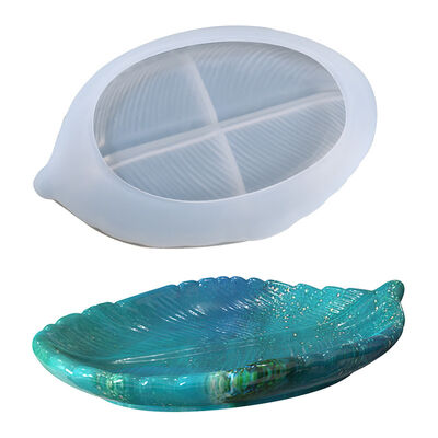 DIY Crystal Dropping Gel Leaf Plate Mold Leaf Storage Plate Plate Storage Box Silicone Mold