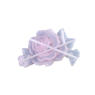 DIY crystal drip glue mold with branches, rose petals, table decoration, silicone mold spot wholesale