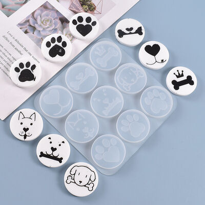 DIY dropper mold, mobile airbag bracket mold, pet bone irregular hanging silicone mold