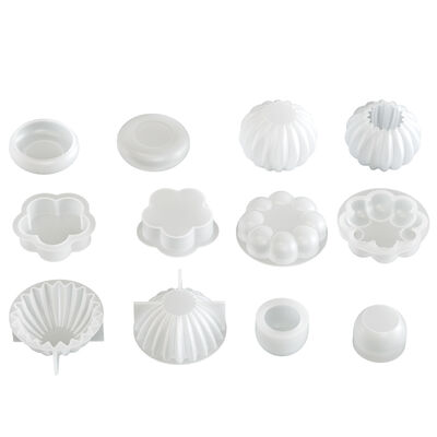 Factory direct sales of silicone candle molds DIY layered music souvenirs aromatherapy candle molds