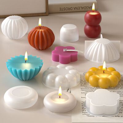 Factory direct sales of silicone candle molds DIY layered music souvenirs aromatherapy candle molds
