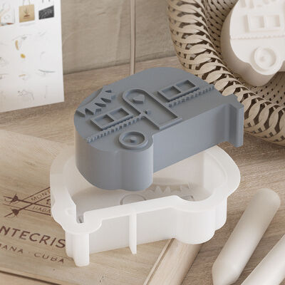 DIY crystal dropper resin gypsum car candle holder ornament grinding tool aromatherapy candle holder silicone mold
