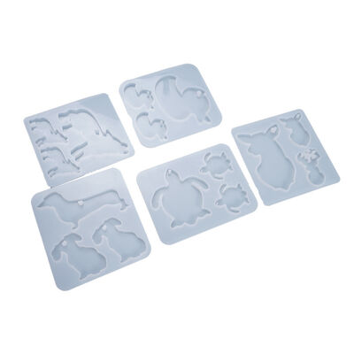DIY drip glue mold hanging pendant keychain self-made creative hanging decoration silicone mold wholesale