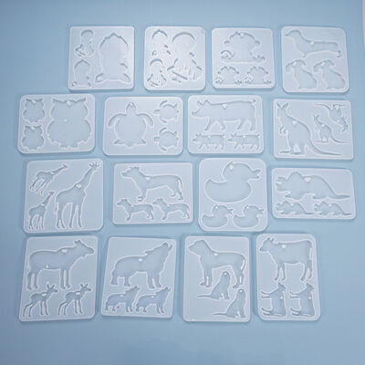 DIY drip glue mold hanging pendant keychain self-made creative hanging decoration silicone mold wholesale