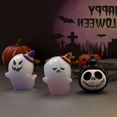 3D 3D hooded demon ghost pumpkin Halloween dropper silicone mold aromatherapy candle plaster mold