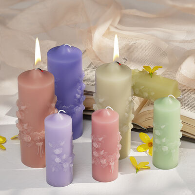 Crystal dropper rose cylindrical ornament silicone mold DIY aromatherapy gypsum candle dropper grinding tool