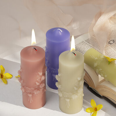 Crystal dropper rose cylindrical ornament silicone mold DIY aromatherapy gypsum candle dropper grinding tool