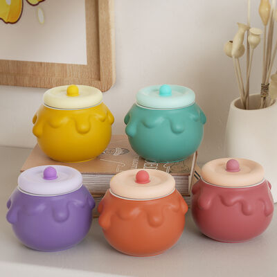DIY Dropping Resin Gypsum Cream Honey Can Storage Box Candle Cup Jewelry Decoration Decoration Silicone Mold