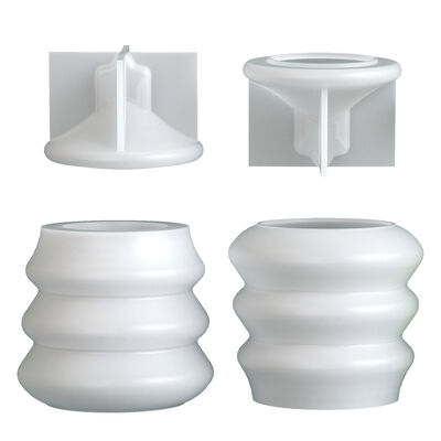 Aromaterapia yeso resina cemento pentagrama árbol de Navidad depósito tarro vela copa ornamento silicona molde