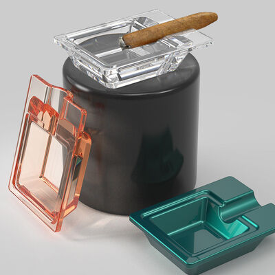 DIY crystal dropper ashtray mold, cigar ashtray, table decoration, storage box, silicone mold