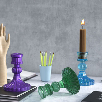 DIY crystal drip adhesive jewelry grinding tool, three-dimensional striped column, candle holder, silicone mold source wholesale