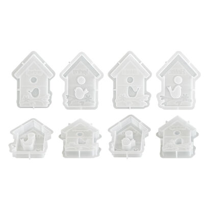 Easter Cross border New Product Silicone Mold DIY Aromatherapy Bird House Candle Decoration Gypsum Mold