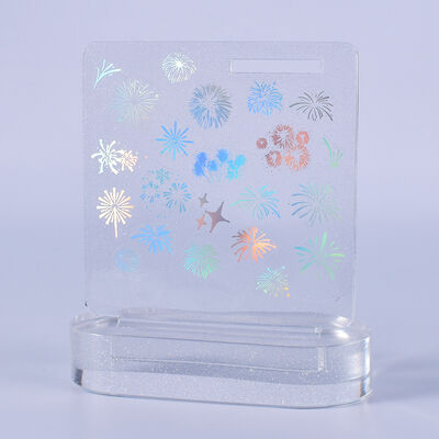 Crystal Drip Glue DIY Handmade Laser Material Transparent Alice Magic Array Laser Material Wholesale