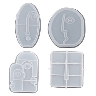 DIY Irregular Abstract Facial Aromatherapy Candle Silicone Mold Handmade Soap Gypsum Pendant Dropping Grinding Machine