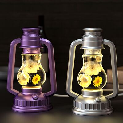 New product: Crystal dropper resin DIY kerosene lamp, night light, bedside lamp, camping lamp, silicone mold