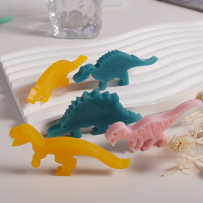 Dropped dinosaur keychain resin mold full board dinosaur necklace pendant earrings cake decoration DIY silicone grinder