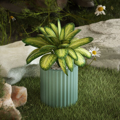 DIY crystal drip resin gypsum flowerpot storage box, silicone mold, succulent potted plant, flower dish, flower utensil