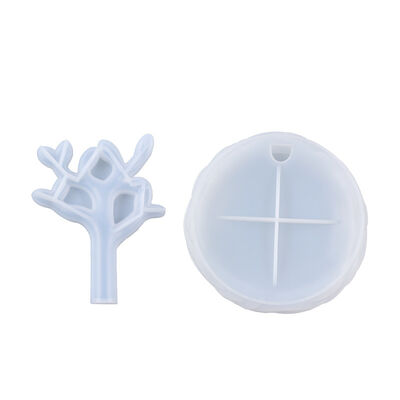DIY Crystal Dropping Gel Storage Box Mold Ring Holder Earrings Necklace Jewelry Storage Rack Silicone Mold