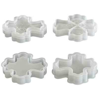 DIY Easter Aromatherapy Gypsum Resin Drop Glue Cross Storage Box Candle Container Silicone Mold