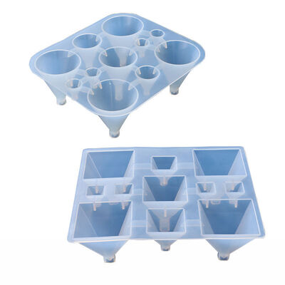 Tower Model Eleven Grid Connection Cone DIY Mirror Smooth Silicone Mold