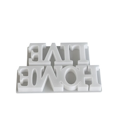 Dropping adhesive letter hanging mold LIVE English word HOME Candle gypsum ornament silicone mold