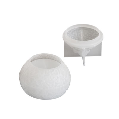 Dropped Love Relief Pattern Storage Box DIY Aromatherapy Gypsum Candle Cup Storage Can Silicone Mold