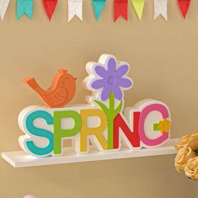 New Easter letter silicone mold DIY chicken rabbit flower letter ornament gypsum mold