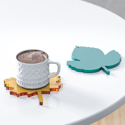 DIY crystal drop glue leaf resin grinding tool irregular maple leaf turtle back leaf coaster silicone mold