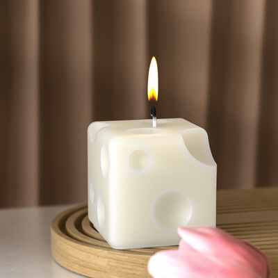 Triangular Round Square Cheese Aromatherapy Candle Decoration Silicone Mold DIY Resin Gypsum Soap Grinding Machine