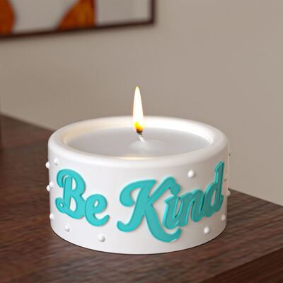 Cross border New Product Embossed English Words Gestures Wave Points Four Connection Candlestick Cups Gypsum Silicone Mold