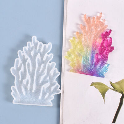 DIY crystal dropper mold, creative and beautiful, coral table decoration, silicone mold, spot wholesale